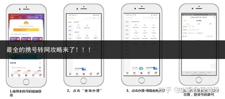 最全的携号转网攻略来了！！！